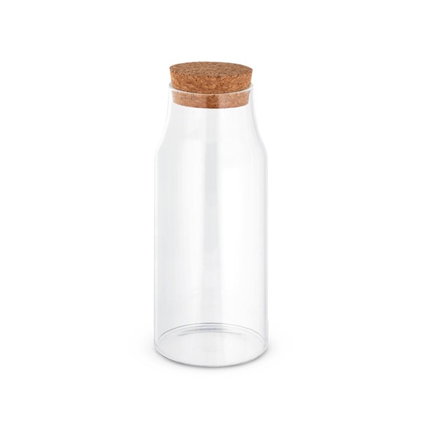 Garrafa em vidro com tampa em cortiça 800 mL - JASMIN 800