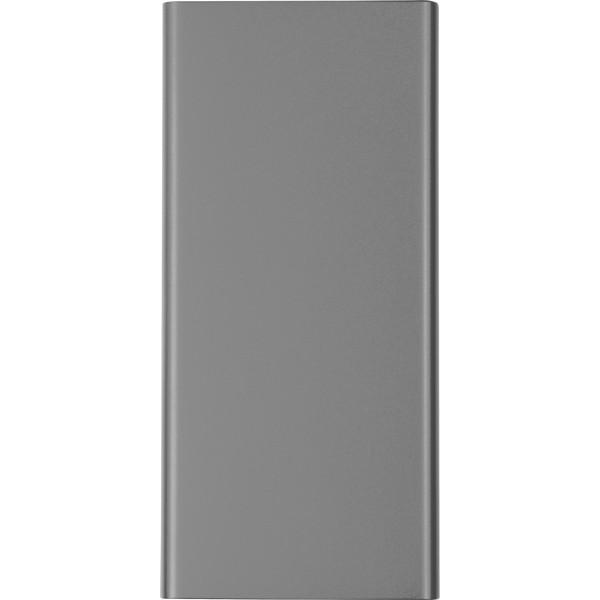 powerbank made from recycled aluminium 10.000 mAh GIORGIA - Silvergrey