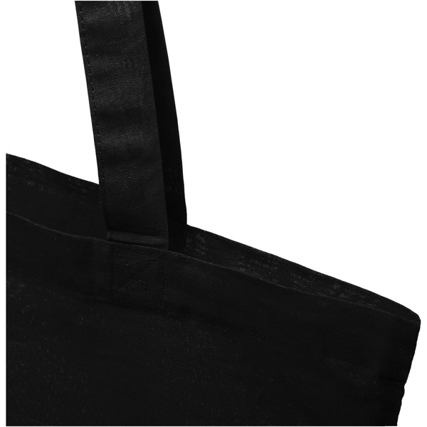 Carolina 100 g/m² cotton tote bag 7L - Solid Black