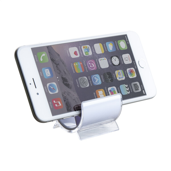 Mobiltelefon-Tartó Barry - Fehér / átlátszó
