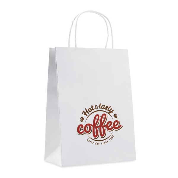 Gift paper bag medium 150 gr/m² Paper Medium - White