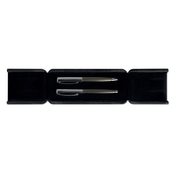 Derrick pen set, brass ball, roller ball