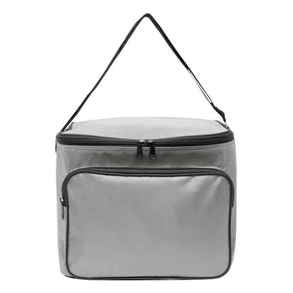 Cool bag in square format ICE - silver grey
