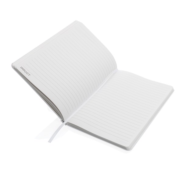 A5 Impact stone paper hardcover notebook - White