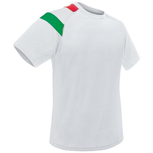T-SHIRT DRY&FRESH DRAPEAU ITALIEN "NATIONS" - Blanc