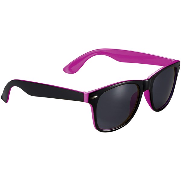 Sluneční brýle Sun Ray s dvoubarevnými odstíny - Růžová / Černá
