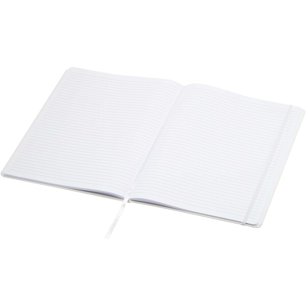 Spectrum A4 hard cover notebook - White
