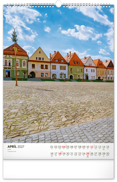 Notique Nástenný Kalendár Naše Slovensko 2027, 33 x 46 cm