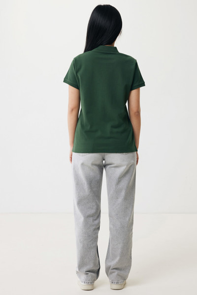 Dámské polo tričko Iqoniq Yosemite z recykl. bavlny - Forest Green / XXS