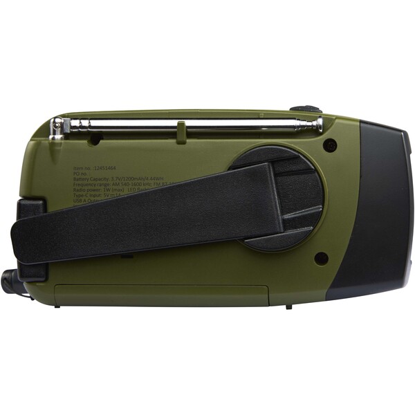 Radio d'urgence en plastique recyclé RCS Avior