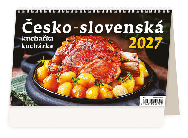 Stolní kalendář Česko-slovenská kuchárka 2027