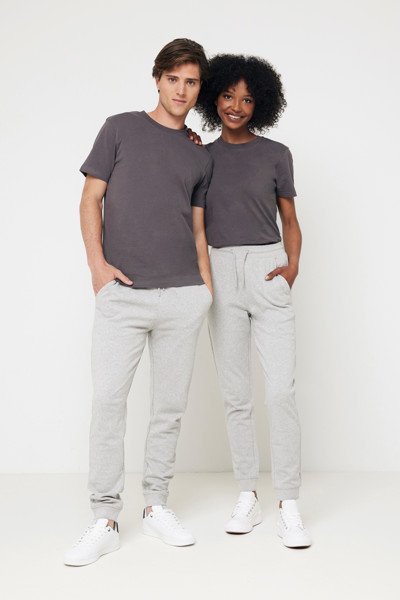 Iqoniq Cooper recycled cotton jogger - Heather Grey / M