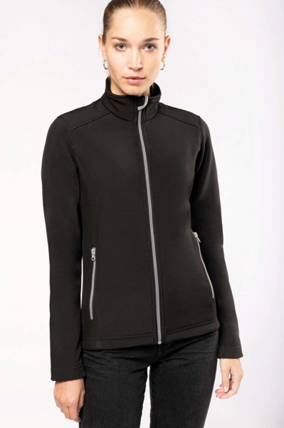 Ladies’ 2-Layer Softshell Jacket - Titanium / S