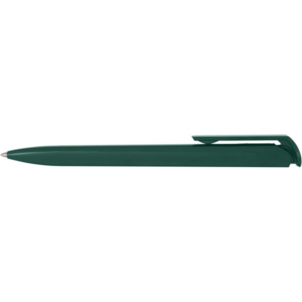 Penna a sfera in plastica riciclata Lucia (inchiostro blu) - Verde foresta
