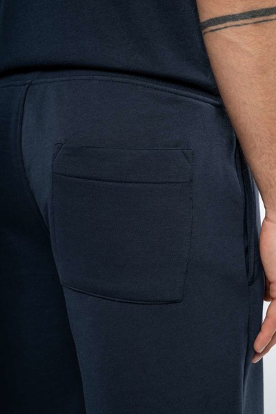 Men's Eco-Friendly French Terry Bermuda Shorts - Black / 2XL