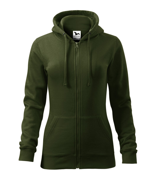 Mikina Dámská Malfini® Trendy Zipper - Military / 2XL