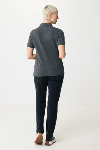 Polo tričko Iqoniq Yosemite z recykl. bavlny - Heather Anthracite / M