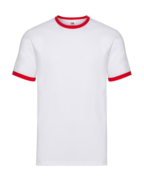 Ringer Tee - White / Black / L