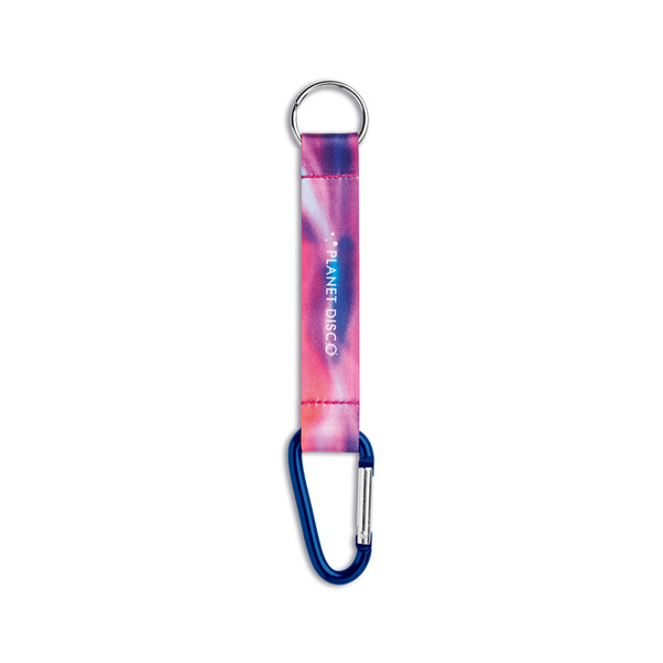 Carabiner with sublimated strap - Blue