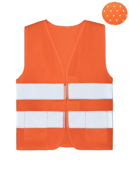 Mesh Safety Vest for Children „Korfu“ - Orange / XS