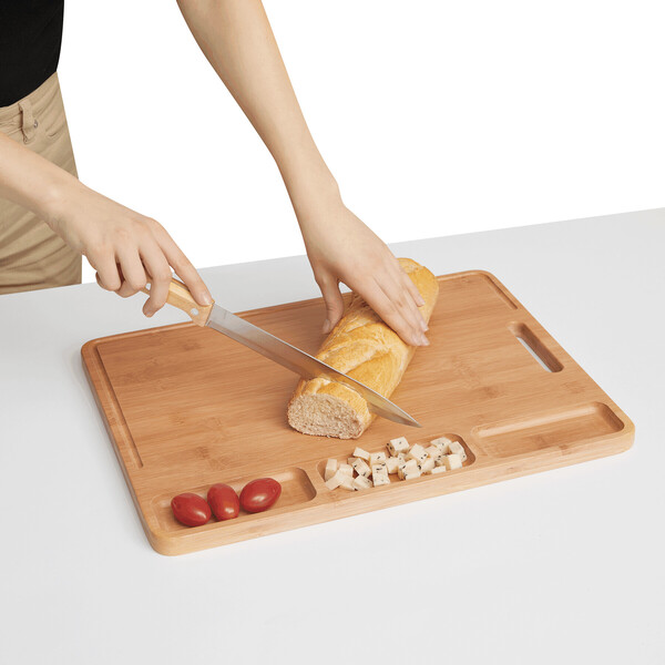 Large Cutting Board Bamboo Serving