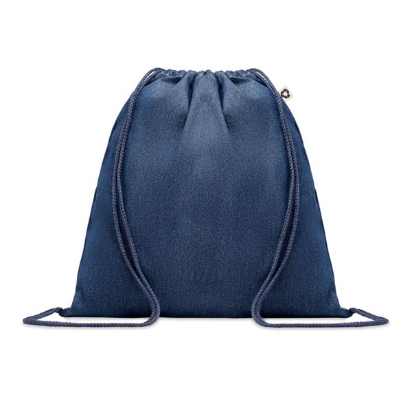 Recycled denim drawstring bag Style Bag