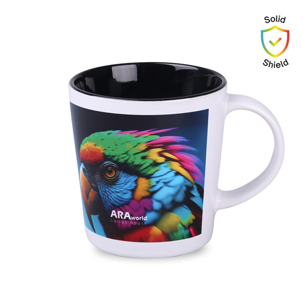 Keramična skodelica Berg Art premera 94 mm - Črna