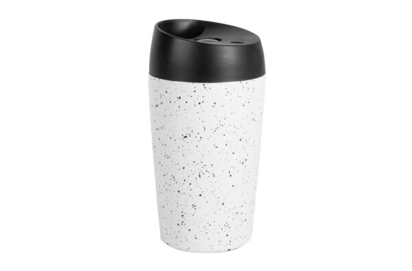 Sagaform Loke Travel Mug Splash 240ml - Blanc / Noir