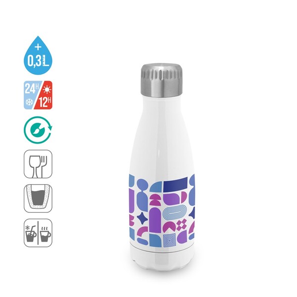 AMORTI S. Termo boca od nehrđajućeg čelika za sublimaciju 380 mL