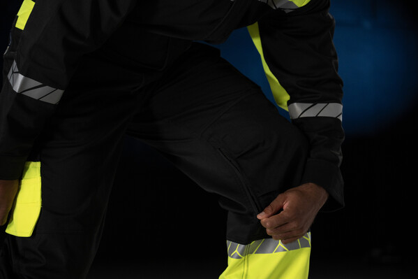 7601 COVERALL PGL Grey/Black C56