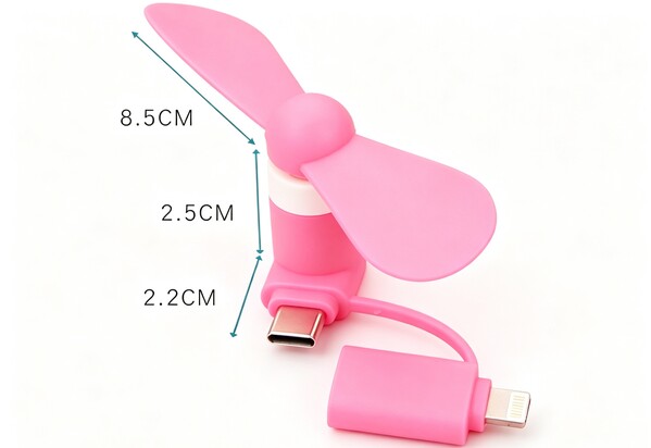Mini fan – 2in1 connector