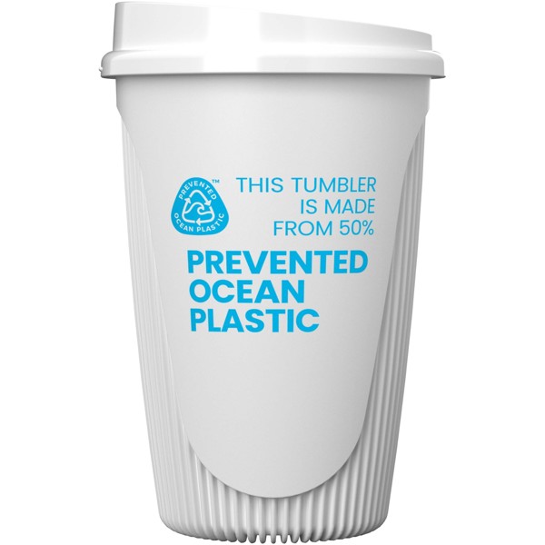 Copo térmico de 350 ml "Alto POP" - Branco