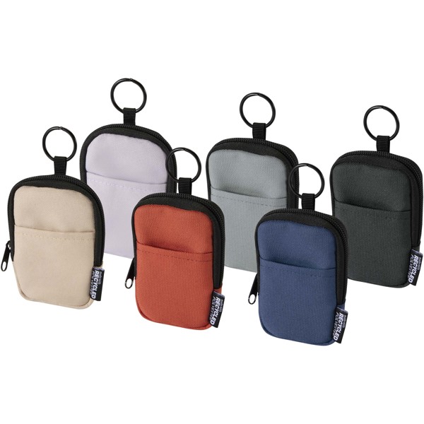 Petite pochette Byron Clip & Go recyclée certifiée GRS de 0,2 L - Marine