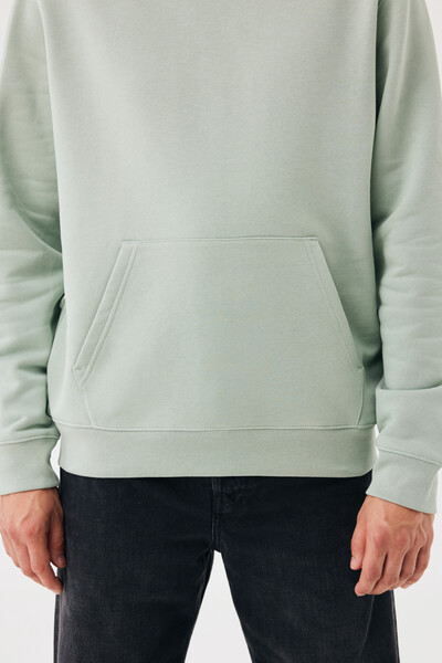 IQONIQ Joshua Unisex mikina s kapucňou z rec. bavlny - Iceberg Green / XL