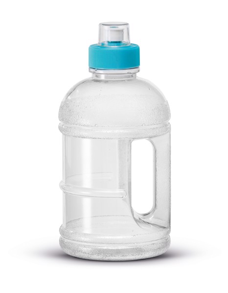 RAMON. Sports bottle 1250 ml - Transparent