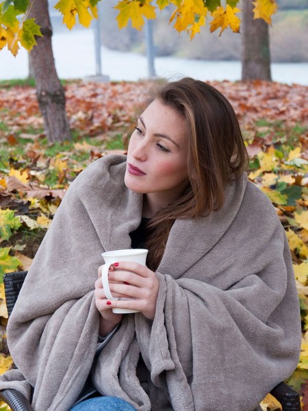 Sherpa Blanket - Rustical Green