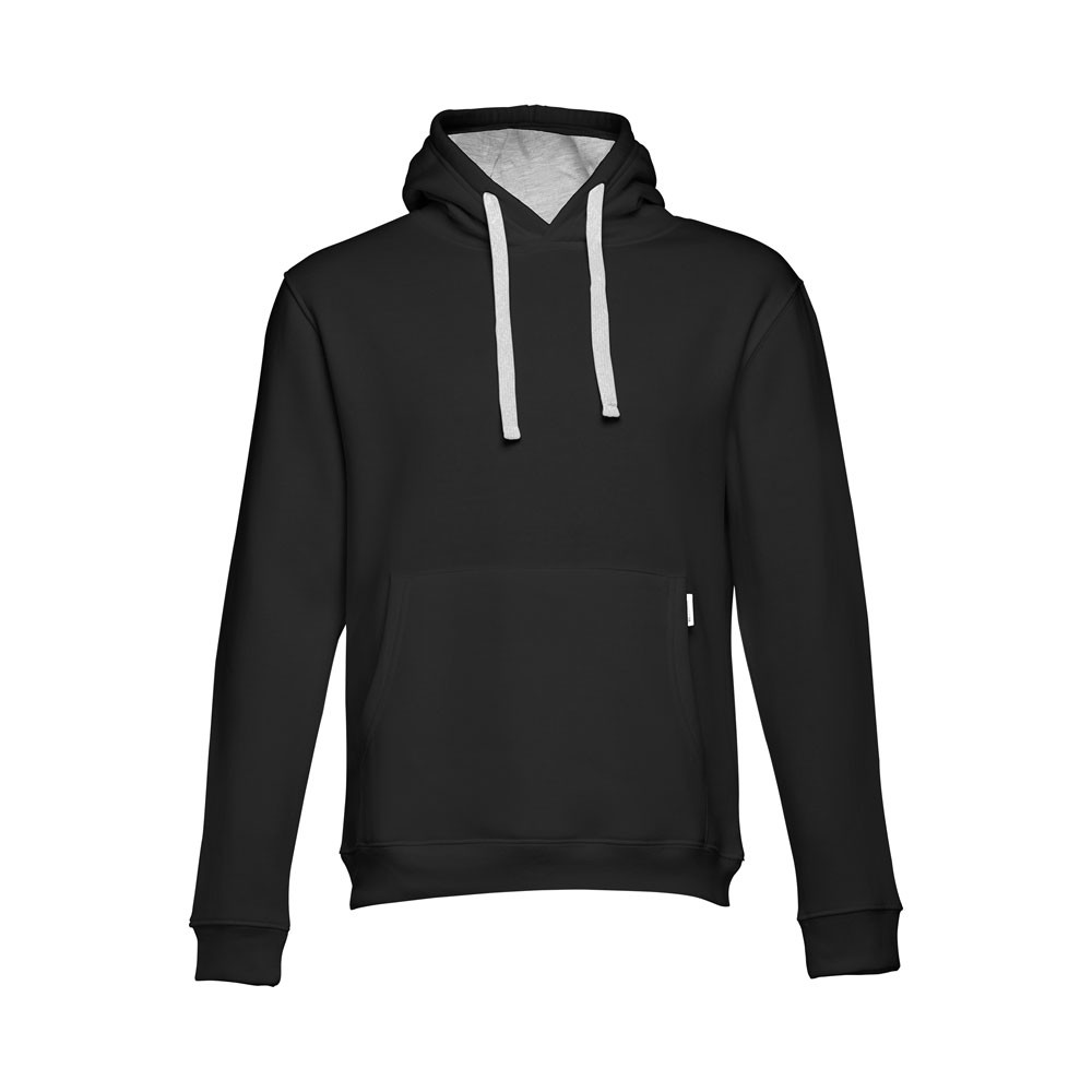 THC MOSCOW. Unisex sweatshirt - Black / Heather Light Grey / XL