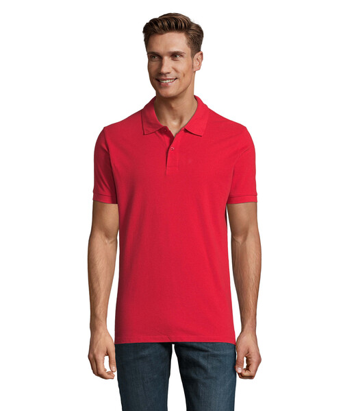 PERFECT MEN Polo homen 180g - VermelhoM