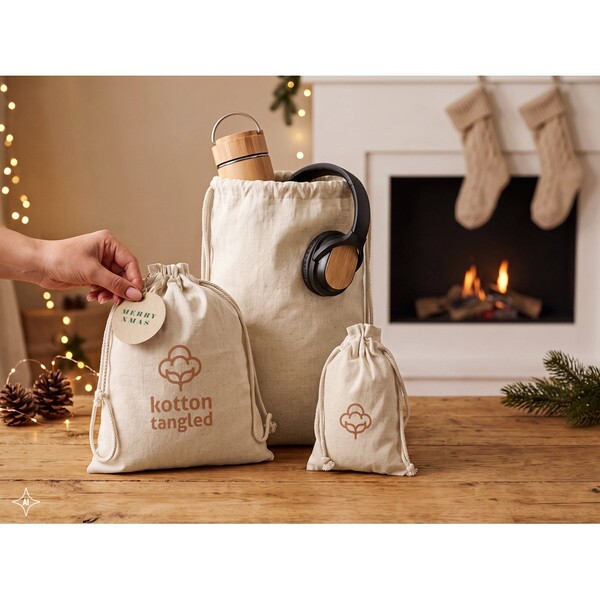 GIFTWRAP M. Stredne veľká taška, 100 % bavlna (120 g/m²)