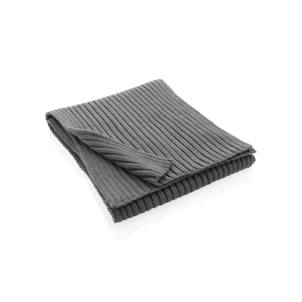 Impact AWARE™ Polylana® strikket tørklæde 180x25cm, grå -