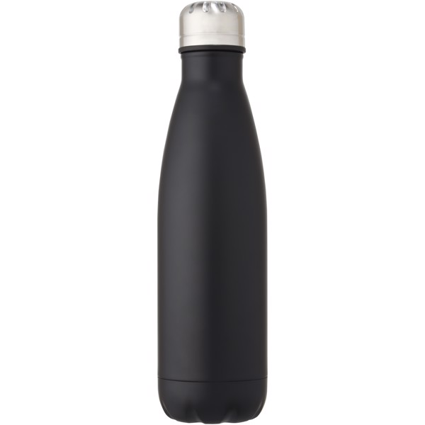 Cove 500 ml vacuum insulated stainless steel bottle - Solid Black