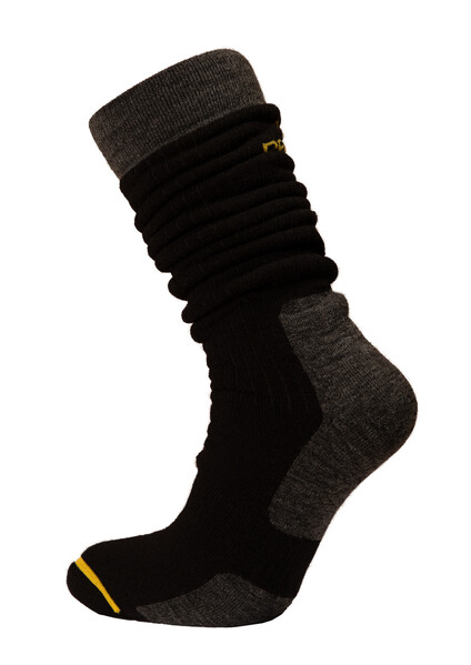 9092 Woolsocks Long Black/Grey 40-42