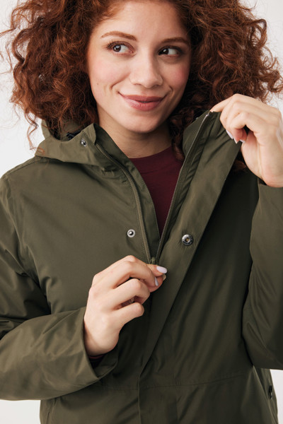 Thelon parka z recyklovaného polyesteru IQONIQ - Khaki / L