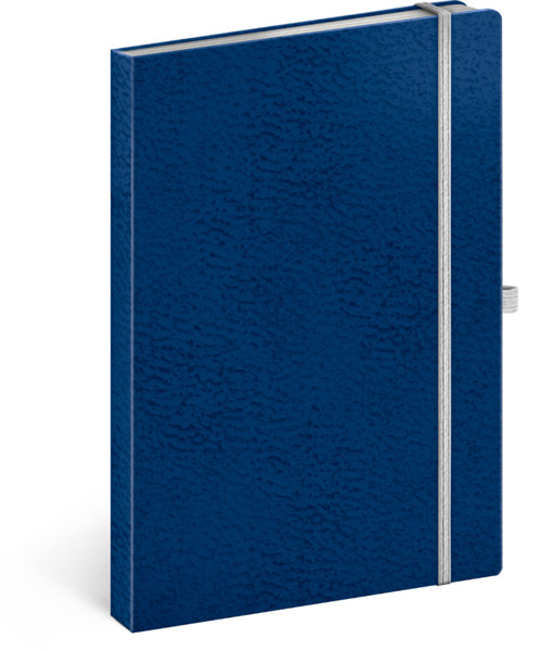 Notique Notes Vivella Classic Modrý/Bílý, Linkovaný, 15 x 21 cm