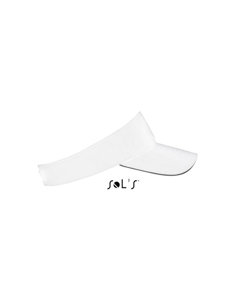 Sol's Ace - Unisex Visor - White / Black