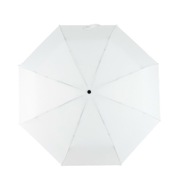 RPET automatic umbrella, foldable | Nell - white