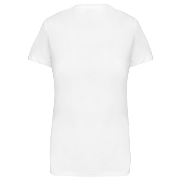 Ladies' Short Sleeve Crew Neck T-Shirt - White / XL