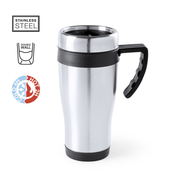 Taza Térmica Carson - Negro