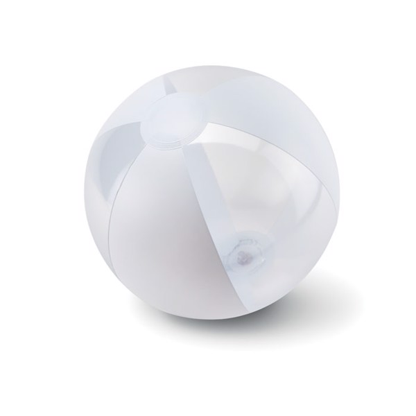 Inflatable beach ball Aquatime - White