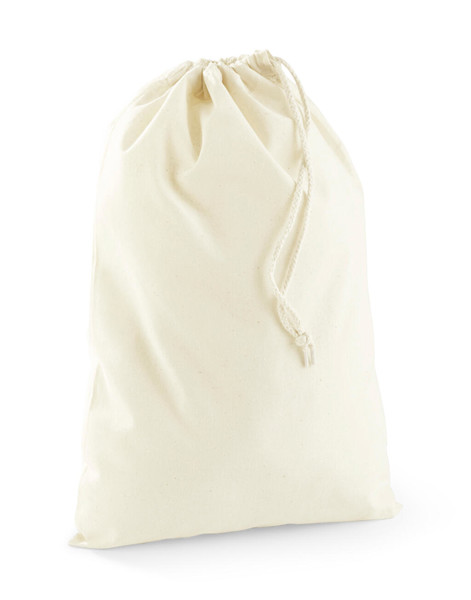 Recycled Cotton Stuff Bag - Black / 2XS